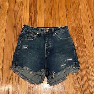 Free People Curvy High Waisted Shorts, Size 26